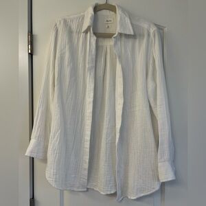 Aritzia Wilfred white long sleeve shirt